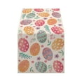 thumbnail image 6 of Easter Linen Table Runner & Placemat Set - Heat-Resistant Tablecloth for Kitchen/Party Tables, Durable Linen Decor for Easter Brunch & Gatherings, Elegant Spring Holiday Table Accent, 71*13in, E, 6 of 7