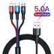 thumbnail image 2 of SuperCharge 3 en 1 Cable USB para Huawei para iPhone 14 13 12 11 Pro 3in1 2in1 Carga rápida 8Pin Micro USB Tipo C Cable para Samsung Tan Jianjun  unisex, 2 of 2