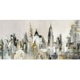thumbnail image 2 of Mravyan, Valeria 24x14 Gold Ornate Wood Framed with Double Matting Museum Art Print Titled - New York, New York, 2 of 4