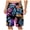 Z99-Blue, variant on Men Plus Size Beach Shirt Casual Solid Color Quick-Dry Beach Swimming Shorts with Pockets Upf 50+ Sun Protection Beach Shorts Bathing Suits