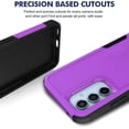 thumbnail image 5 of for Samsung Galaxy A54 5G Case: Dual Layer Protective Heavy Duty Cell Phone Cover Shockproof Rugged with Screen Protector - Military Protection Bumper Tough - Samsung Galaxy A54 2023, 6.4inch, Purple, 5 of 14