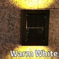 thumbnail image 3 of 1pc Solar Up And Down Wall Lights, Outdoor Waterproof LED Step Light, Solar Fence Lights For Outdoor Yard Garden Lawn Patio Courtyard Fences Driveway Pathway Decoration, 3 of 4