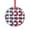 Pattern-2, variant on Xmas Ornament Canadian Flag with An Abstract Red Maple Leaf Christmas Ornament Round Glass Canada Maple Flag Gift Exchange Present Ideas