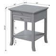 thumbnail image 5 of Convenience Concepts American Heritage Logan End Table in Gray Wood Finish, 5 of 5