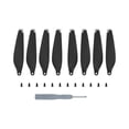 thumbnail image 4 of Hélices de bajo ruido portátiles con tornillos y destornilladores de liberación rápida profesional para RC Drone Quadcopter reemplaza el accesorio DIY Argenta negra Hugo apoyo de hélice, 4 of 9