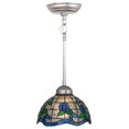 thumbnail image 5 of Meyda 165802 8 in. Roseborder Mini Pendant, Zaz Light Blue Blue, 5 of 7
