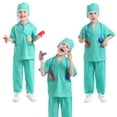 thumbnail image 3 of Toptie Kids Career Costumes Set of 3, Fireman Police Officer Surgeon for Halloween Party, 3 of 7