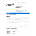 thumbnail image 2 of Rear Leaf Spring Axle U-Bolt Kit - Compatible with 1999 - 2021 Chevy Silverado 1500 2000 2001 2002 2003 2004 2005 2006 2007 2008 2009 2010 2011 2012 2013 2014 2015 2016 2017 2018 2019 2020, 2 of 2