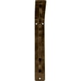 thumbnail image 6 of Ekena Millwork 1 1/2"W x 7 1/2"D x 10"H Fleur De Lis Wrought Iron Bracket, (Single center brace), Antiqued Brass, 6 of 10