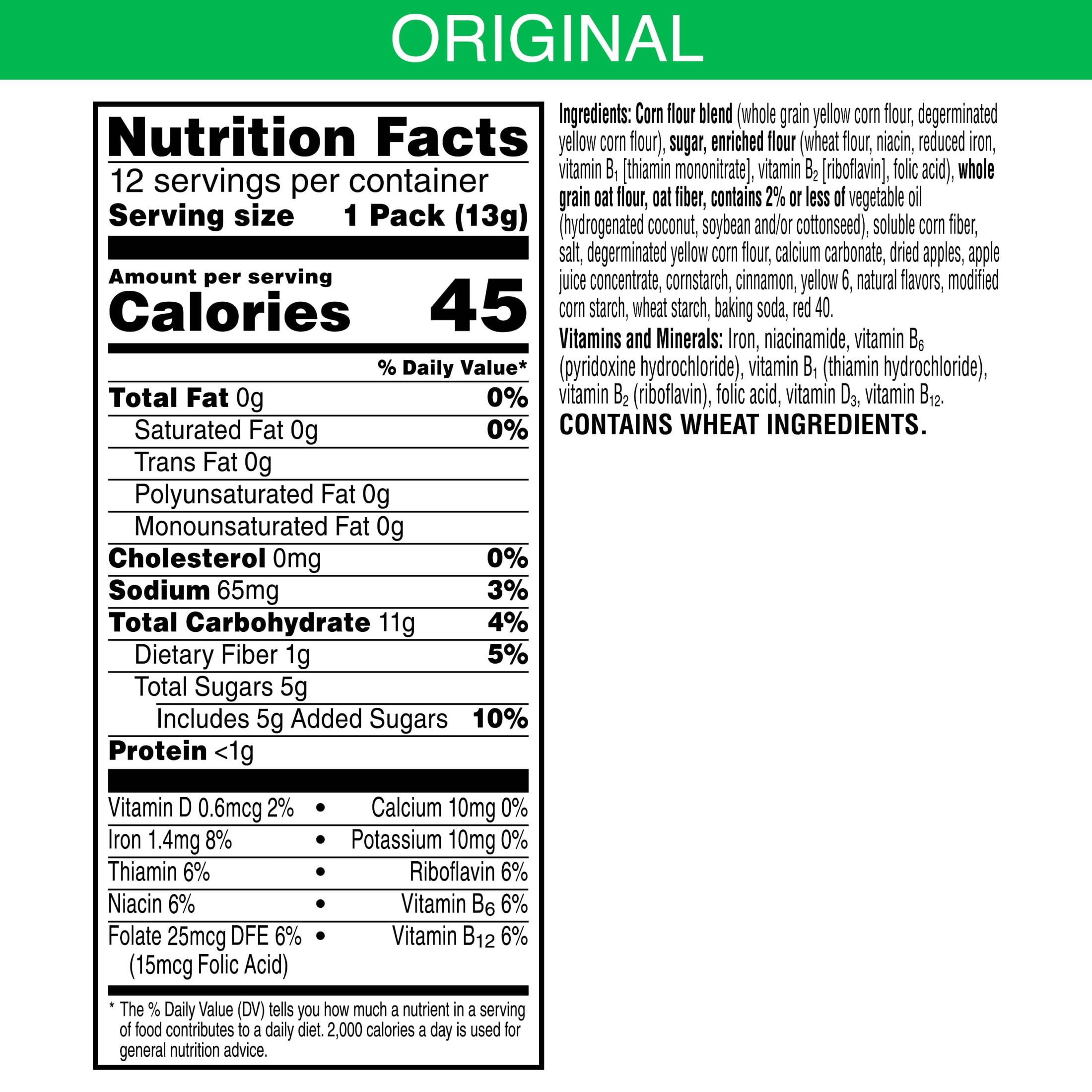 (3 pack) Kellogg's Apple Jacks Jumbo Snax Cereal Snacks, Lunch Box Snacks, Original, 5.4oz Box (12 Pouches)