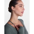 thumbnail image 5 of Athletic Works Women's ButterCore Wrap Top with Built In Bra, Sizes XS-XXXL, 5 of 6