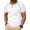 White, variant on Men's Short Sleeve Workout T-Shirt Athletic Raglan Tee Moisture Wicking Quick Dry Performance Top for Training Hiking Daily Wear