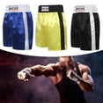 thumbnail image 5 of BCLONG Unisex Boxing Shorts MMA Muay Thai Training Trunks Fitness Shorts for Adults, 5 of 7