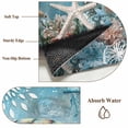 thumbnail image 5 of Ocean Starfish Area Rugs 3x5 ft Sealife Marine Life Blue Coral Washable Rug Non Slip Indoor Carpet Absorbent Floor Mat for Living Room Bedroom Dining Room, 5 of 9