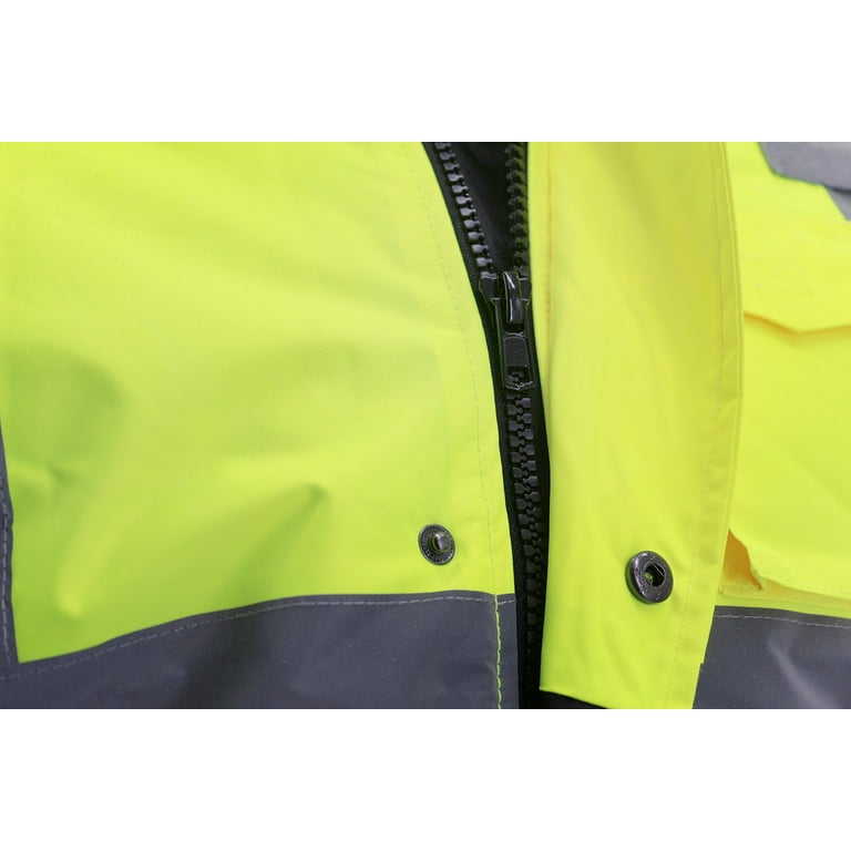 Men's Class 3 Safety High Visibility Water Resistant