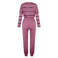 thumbnail image 5 of eileial Lounge Suits for Women Colorblocked Pullover Top with Drawstring Sweatpants Trendy Sets with Pockets,Hot Pink XXL, 5 of 5