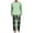 Green, variant on Cavosen Womens Cotton Pajama Sets Crew NeckLong Sleeve Pajama Set Color Block Plaid Loungewear Winter Sleepwear