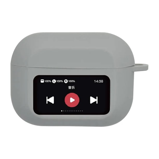 Funda de silicona para auriculares Bluetooth AirPods, a prueba de golpes, con carga inalámbrica y pantalla protectora