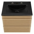 thumbnail image 6 of Modway Render 24" Wall-Mount Bathroom Vanity in Oak Black, 6 of 9