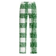 thumbnail image 5 of FrzhBrz St Patricks Day Comfy Pajama Pants for Women Wide Leg Pj Pants Lucky Clover Print Pj Bottoms Trousers, 5 of 7