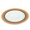 thumbnail image 4 of Porcelain Cup for Mocha Cappuccino Tea and Coffee 9.13 fl oz (270 ml) Antique Mosaic Porcelain Tea Cup and Saucer Set Pretty Tea Cup with Matching Saucer, 4 of 8