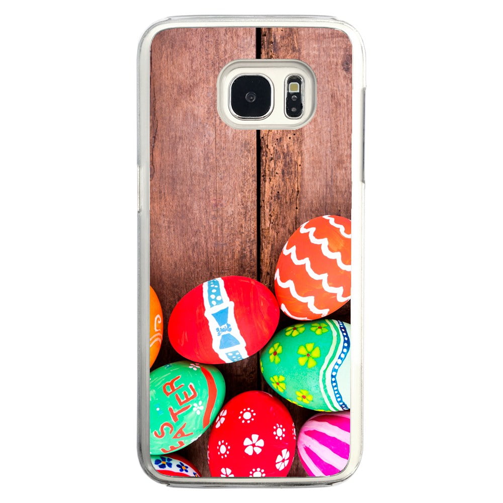 Image Of Various Painted Easter Eggs On Wood Samsung Galaxy S7 Clear image-of-various-painted-easter-eggs-on-wood-samsung-galaxy-s7-clear