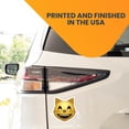 thumbnail image 5 of Magnet Me Up Cat Smiling Emoji Magnet Decal - Heavy Duty Magnet for Car Truck SUV, 5 of 9
