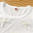thumbnail image 5 of KPOPLK Toddler Girl Clothes Infant Summer Outfits Baby Ruffle Tank Top Loose Short Sleeveless Kid Baby Girls' Clothing(5-6 Years,White), 5 of 7