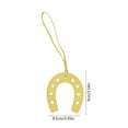 thumbnail image 3 of Horseshoe Shaped Pendant Vegetable Basket Pendant Creatives Decoration Cute Small Accessory Car Keychain Pendant, 3 of 5