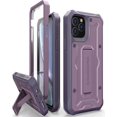 thumbnail image 1 of ArmadilloTek Vanguard Designed for iPhone 11 Pro Case (5.8 inches) Military Grade Full-Body Rugged with Built-in Screen Protector and Kickstand - Purple, 1 of 4