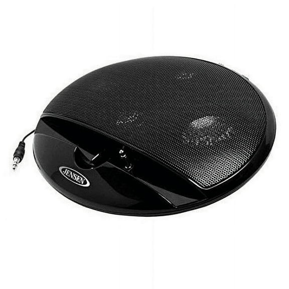Jensen Stereo Portable Speaker, Black, SMPS125