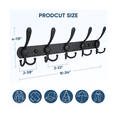 thumbnail image 2 of Coat Rack for Hanging, Coat Rack for Jacket Coat Hat for Bedroom, Hooks for Hanging Coats, 2 of 7