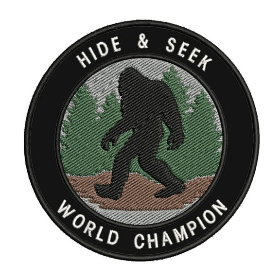 Bigfoot Believes in You 3.5" Iron On Or Sew On Embroidered Fabric Badge Patch Unexplained Mysteries Iconic Series