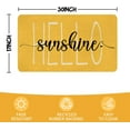 thumbnail image 3 of Spring Summer Door Mat,Yellow Hello Sunshine Indoor Outdoor Non-Slip Doormat,Entryway Front Porch Farmhouse Spring Welcome Door Mat for Entrance Decor,30" x 17", 3 of 6