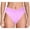 Pink, variant on L Space Womens Ribbed High Waist Swim Bottom Separates