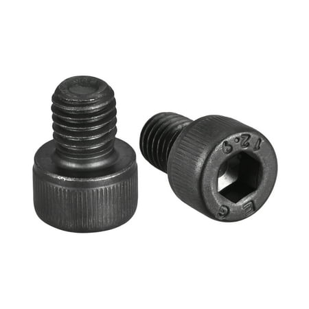 

M8x10mm Socket Head Bolts 12.9 Grade Alloy Steel Cap Screws Fully Thread 10 Pack