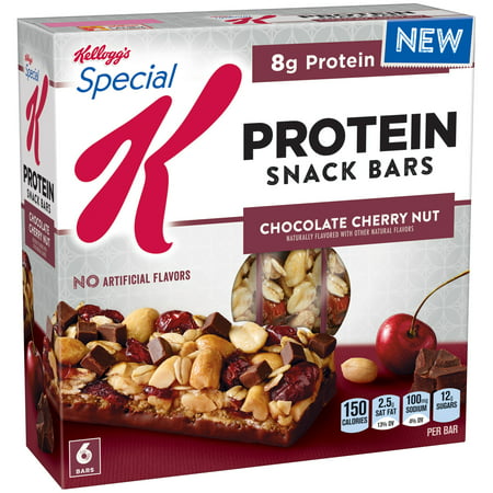 Protéine Special K Kellogg Snack Bars Cherry Chocolate Nut - 6 CT