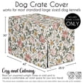 thumbnail image 5 of Sweet Jojo Designs Vintage Floral Girl Dog Crate Kennel Cover 42in., 5 of 6
