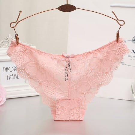 

RPVATI Women s Sexy Lace Seamless Underwear Ladies Cotton Panties Breathable Briefs