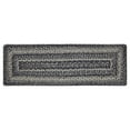 thumbnail image 3 of VHC Brands Sawyer Mill Black White Jute Stair Tread Rect Latex 8.5x27, 3 of 6