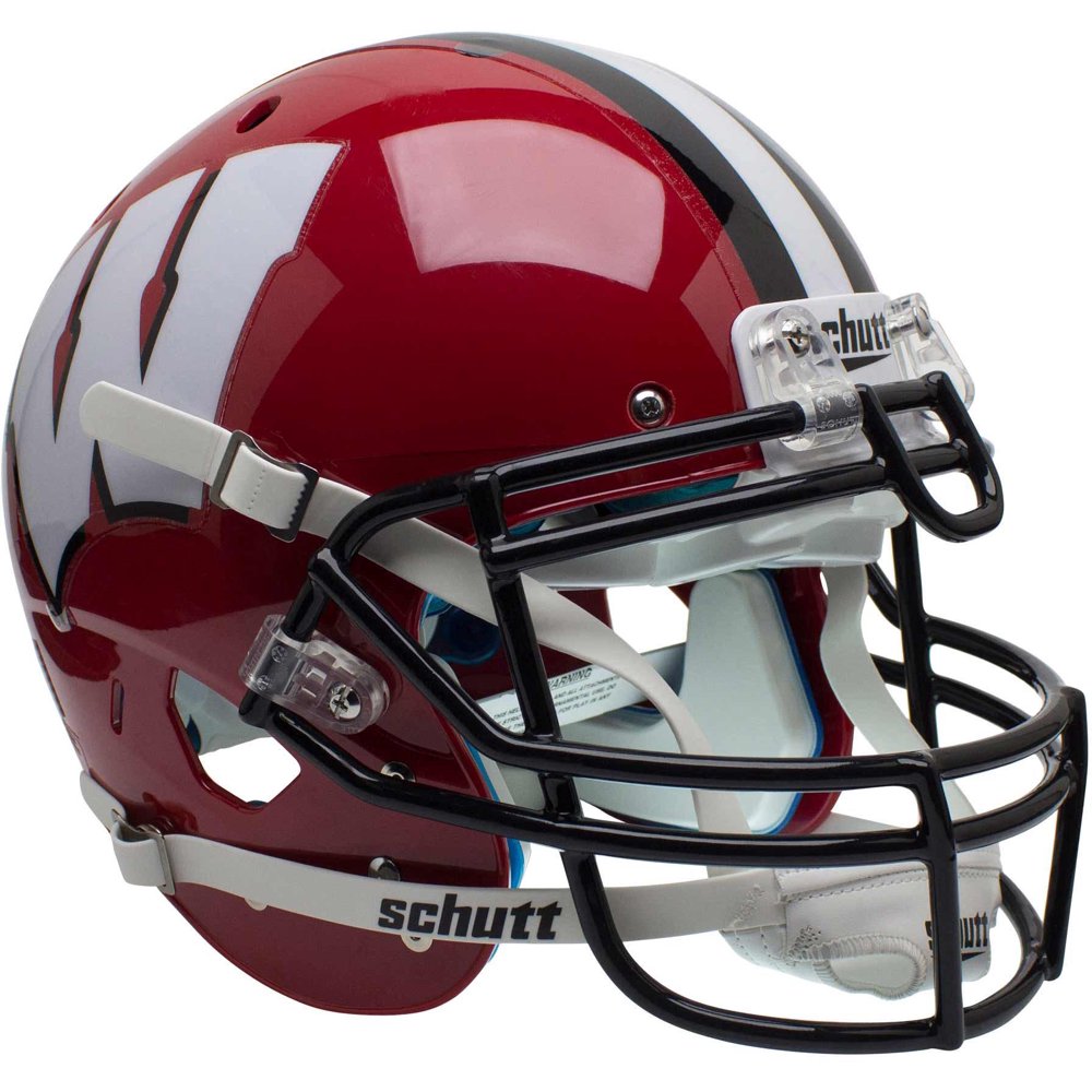 Fanatics Authentic Wisconsin Badgers Schutt Red & Black Stripe
