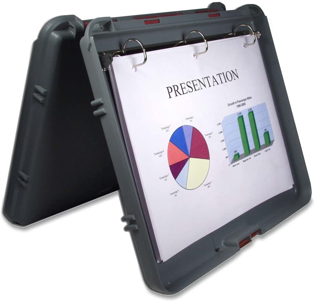 Saunders RingMate Plastic Storage Clipboard, Letter Size, 8.5 Inch x 12