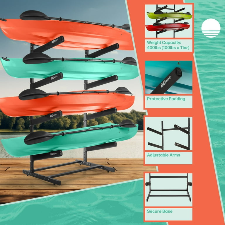 4 kayak storage rack hotsell