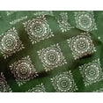 thumbnail image 5 of oneOone Silk Tabby Green Fabric Block Sewing Material Print Fabric By The Yard 42 Inch Wide, 5 of 5