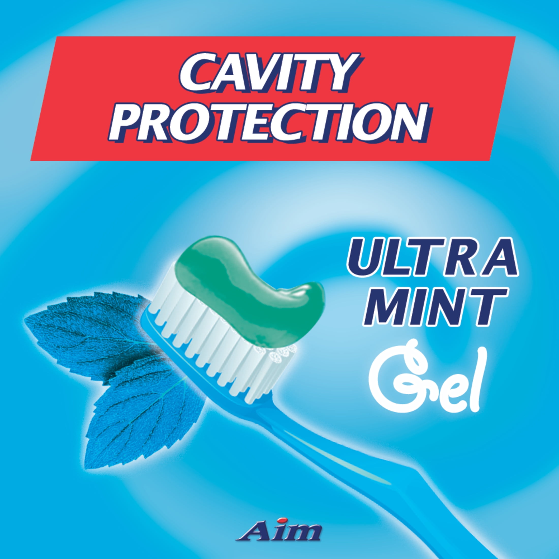 AIM Cavity Protection Toothpaste Ultra Mint Gel 5.5 oz Walmart