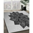 thumbnail image 2 of Ahgly Company Indoor Rectangle Patterned Silver Gray Area Rugs, 6' x 9', 2 of 6