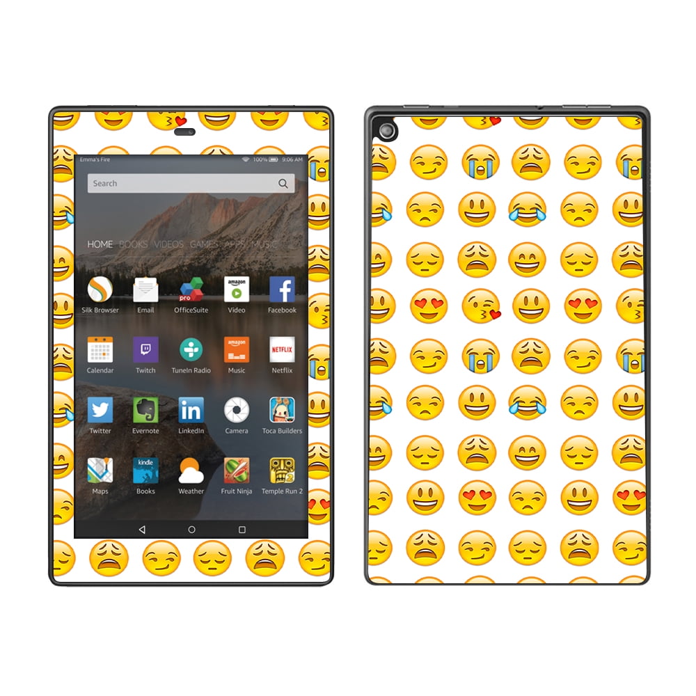 Skin Decal For Amazon Fire Hd 8 Tablet / Emoji Collage - Walmart.com