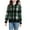 Army Green, variant on Lenpel Girls' Fleece Jackets Crew Neck Long Sleeve Zip up Plaid Outwear Coats Children Outwear Jacket with Pockets(Khaki,14-15 Years)