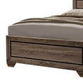thumbnail image 2 of Wooden Queen Size Bed with 4 Spacious Side Rail Drawers Brown - Saltoro Sherpi, 2 of 5