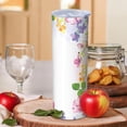 thumbnail image 2 of Floral 20 Oz Stainless Steel Skinny Tumbler – Vacuum Insulated Slim Travel Cup with Lid & Stainless Steel Straw, 360° Full Wrap Printed Tumbler for Home, Office & Outdoor Use, Flowers, 2 of 6